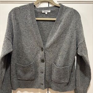 Madewell Women's Gray Cardigan Sweater
